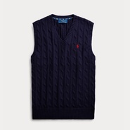 Ralph Lauren 拉夫劳伦 Cable-Knit Cotton 8-20岁针织背心