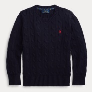 即将结束！Ralph Lauren 拉夫劳伦官网 Cable-Knit 2-7岁毛衣