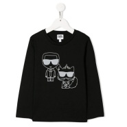 KARL LAGERFELD KIDS Karl印花长袖上衣