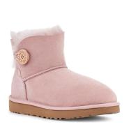 UGG Mini Bailey 粉色纽扣款雪地靴