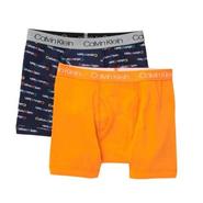 Calvin Klein Cotton Boxer Briefs 童款两件装短裤