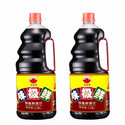 【新品促销】味极鲜酱油生抽酱汁酿造炒菜凉拌点蘸1.28L一瓶