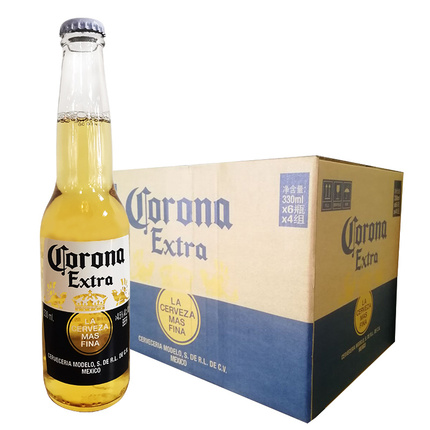 Corona/科罗娜啤酒330ml*24瓶 整箱装墨西哥特级