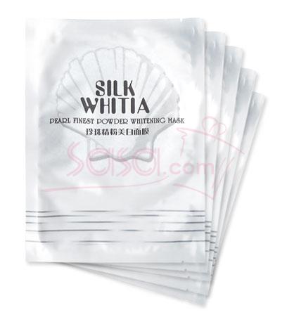 SILK WHITIA珍珠精粉美白面膜