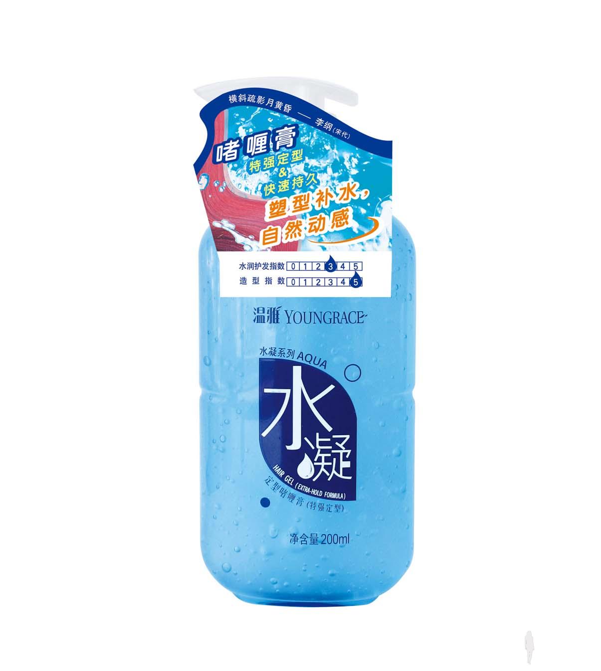 温雅水凝定型啫喱膏（特强定型）