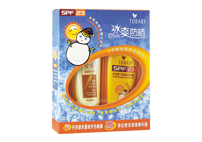 丹芭碧SPF23双重保护防晒露套装（冰爽防晒）