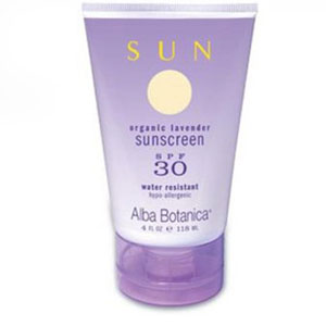 alba botanica有机薰衣草防晒乳SPF30