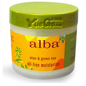 alba botanica天然有机芦荟绿茶无油保湿霜