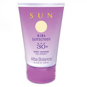 alba botanica有机植物儿童防晒乳SPF30+