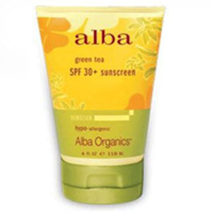 alba botanica绿茶防晒乳SPF30+