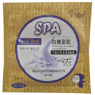 一品婷SPA 牛奶白皙柔滑面膜贴 35G 白嫩盈肌