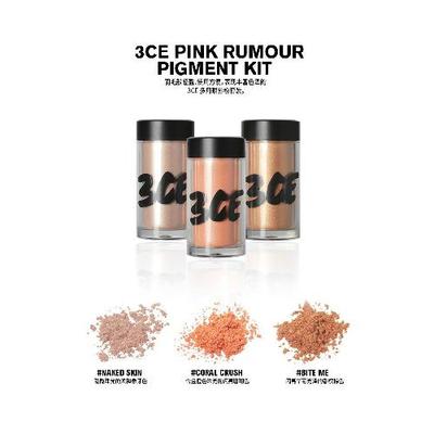 3CE眼影粉PINK RUMOUR PIGMENT KIT套装