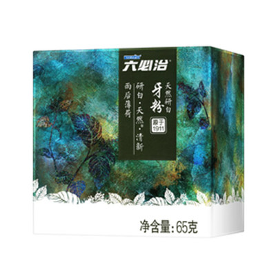 六必治六必治天然研白牙粉（雨后薄荷）