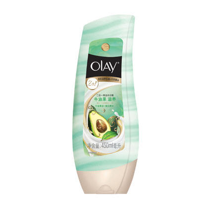 Olay牛油果滋养二合一精油沐浴霜